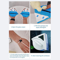 Double-Sided Magnetic Window Cleaner
